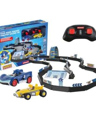Sonic the Hedgehog RC Ferngesteuertes Auto 1/43 2,4GHz Tabletop Racing Set