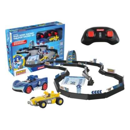 Sonic the Hedgehog RC Ferngesteuertes Auto 1/43 2,4GHz Tabletop Racing Set