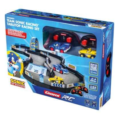 Sonic the Hedgehog RC Ferngesteuertes Auto 1/43 2,4GHz Tabletop Racing Set – Bild 7