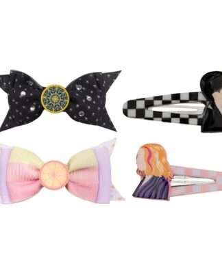 Wednesday Haarschmuck 4er-Pack