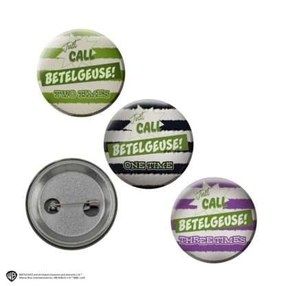 Beetlejuice Ansteck-Buttons 6er-Pack – Bild 4