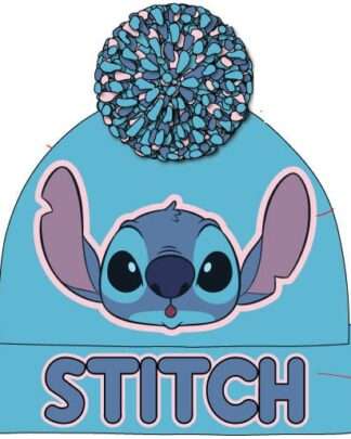 Lilo & Stitch Pom-Pom Beanie Light Blue