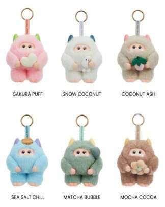 Giggle Monster Plüsch-Schlüsselanhänger 11 cm Marshmallow Dreams Blind Box Display (6)