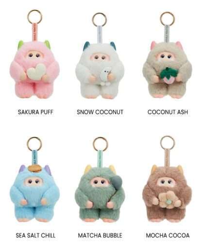 Giggle Monster Plüsch-Schlüsselanhänger 11 cm Marshmallow Dreams Blind Box Display (6)