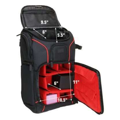 USA Gear MTG-Rucksack Rot – Bild 3
