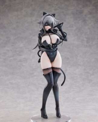 Original Character Statue 1/6 Cat Woman Happy-chan Different Color Edition 27 cm