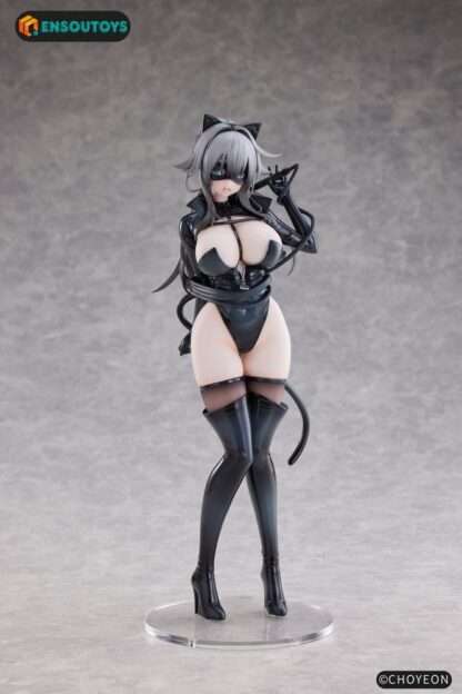 Original Character Statue 1/6 Cat Woman Happy-chan Different Color Edition 27 cm