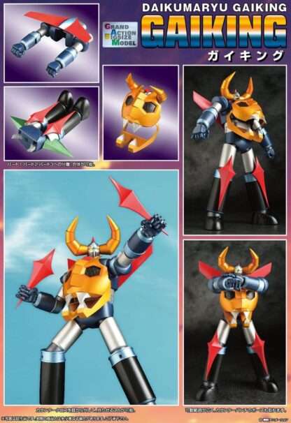 Gaiking Legend of Daiku-Maryu Soul of Chogokin Grand Action Bigsize Model Diecast Actionfigur Gaiking 45 cm – Bild 5