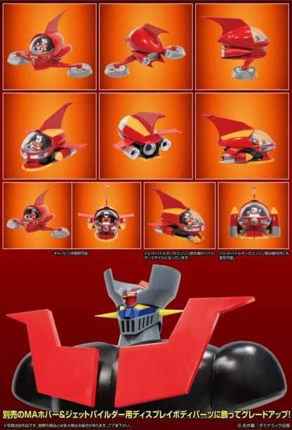 Mazinger Z Metal Action Hover & Jet Pilder Set 11 cm – Bild 8