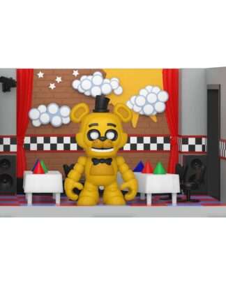 Five Nights at Freddy's Snap Spielset mit Actionfigur Stage w/Freddy (GD) 9 cm