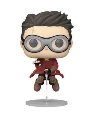 Harry Potter POP! Movies Vinyl Figur Harry w/Broom(Quidditch) 9 cm