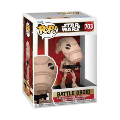 Star Wars: Episode I - Die dunkle Bedrohung Anniversary POP! Vinyl Figur Battle Droid 9 cm – Bild 2