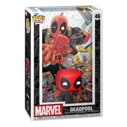 Marvel POP! Comic Cover Vinyl Figur Deadpool (2025) #1 Deadpool in Black Suit 9 cm - Beschädigte Verpackung – Bild 2