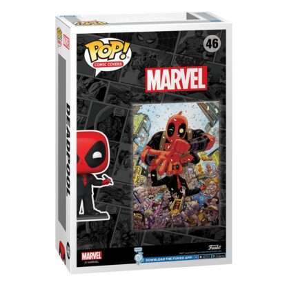 Marvel POP! Comic Cover Vinyl Figur Deadpool (2025) #1 Deadpool in Black Suit 9 cm - Beschädigte Verpackung – Bild 3