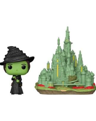 Wicked POP! Town Vinyl Figur Elphaba with the Emerald City 9 cm