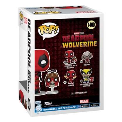 Deadpool 3 POP & Buddy! Vinyl Figur Deadpool w/Headpool 9 cm – Bild 3