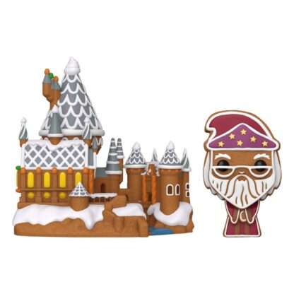 Harry Potter POP! Town Vinyl Figur Dumbledore & Hogwarts 9 cm