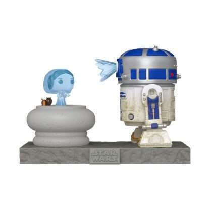 Star Wars POP! Deluxe Vinyl Figur R2D2 w/Leia 9 cm - Beschädigte Verpackung