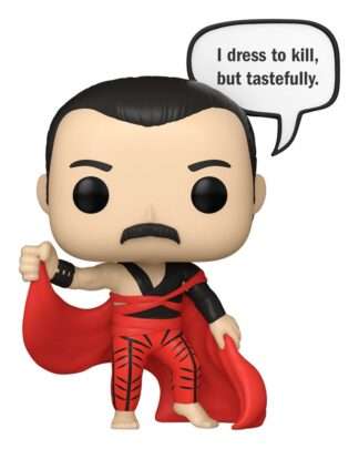 Queen POP! Rocks Vinyl Figur Freddie Mercury (I Dress to Kill) 9 cm - Beschädigte Verpackung