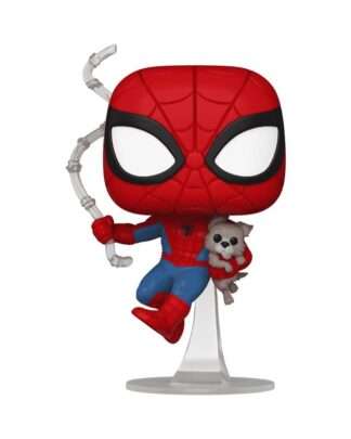 Spider-Man POP&Buddy! Movies Vinyl Figuren Spidey w/Sandwich(Dog) 9 cm