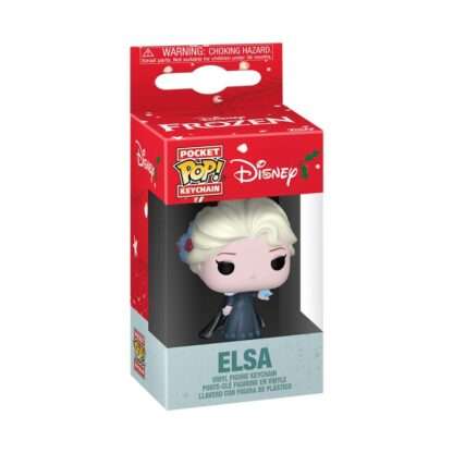 Disney Princess POP! Vinyl Schlüsselanhänger 4 cm Holiday Elsa Display (12) – Bild 2