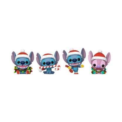 Lilo&Stitch Holiday 2025 Pocket POP! Vinyl Schlüsselanhänger 4er-Pack Tree Holiday Box 4 cm – Bild 2
