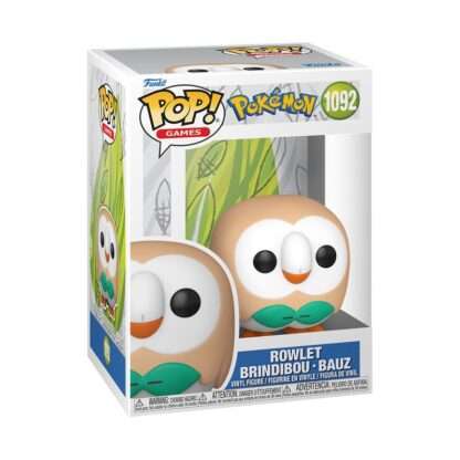 Pokemon POP! Games Vinyl Figur Rowlet 9 cm – Bild 2