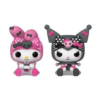 Hello Kitty POP! Vinyl Schlüsselanhänger 2er-Pack My Melody & Kuromi 4 cm
