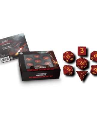 Dungeons & Dragons Premium Silicon Würfel Set Dragon Scale Red (7)