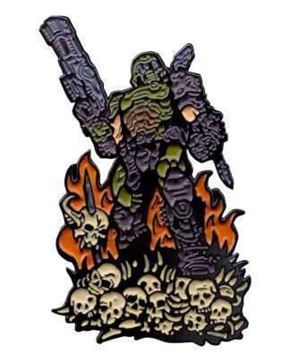 Doom Eternal Ansteck-Pin Doom Guy Limited Edition