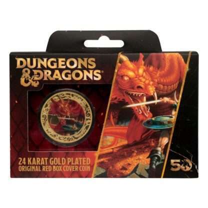 Dungeons & Dragons Sammelmünze 50th Anniversary with Colour Print 24k Gold Plated Edition 4 cm – Bild 8