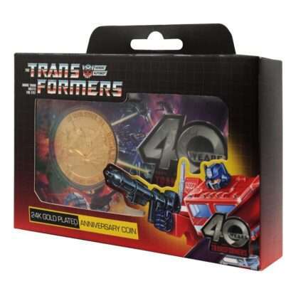 Transformers Sammelmünze 40th Anniversary 24k Gold Plated Edition 4 cm – Bild 2