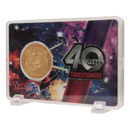 Transformers Sammelmünze 40th Anniversary 24k Gold Plated Edition 4 cm – Bild 6