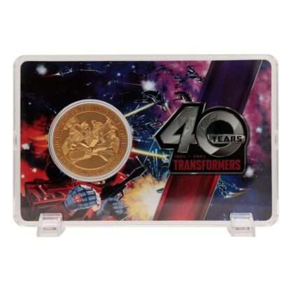 Transformers Sammelmünze 40th Anniversary 24k Gold Plated Edition 4 cm – Bild 8