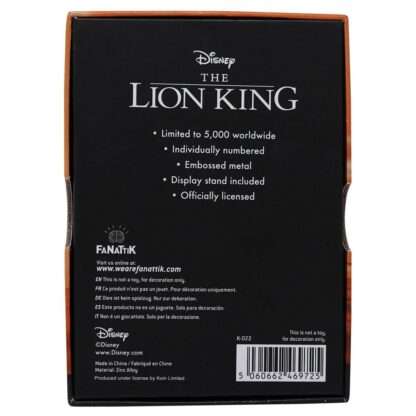 Der König der Löwen Metallbarren Limited Edition – Bild 4