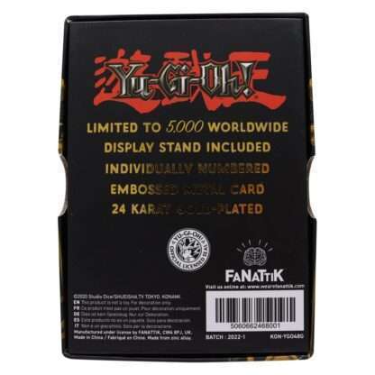 Yu-Gi-Oh! Metallbarren Jinzo Limited Edition (vergoldet) – Bild 3