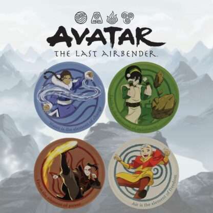 Avatar Der Herr der Elemente Untersetzer 4er-Pack – Bild 2