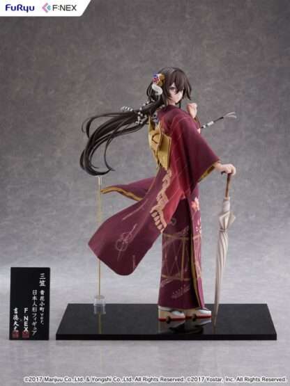 Azur Lane F:Nex PVC Statue 1/4 Mikasa blue flower komachi Ver. Japanese Doll 43 cm – Bild 13