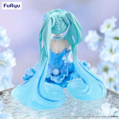 Hatsune Miku Noodle Stopper PVC Statue Flower Fairy Nemophila Pail Blue Color Ver. 15 cm - Beschädigte Verpackung – Bild 7