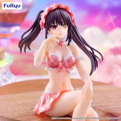 Date A Live V Noodle Stopper PVC Statue Kurumi Tokisaki Swimsuit Pastel Red Color Ver. 15 cm – Bild 3