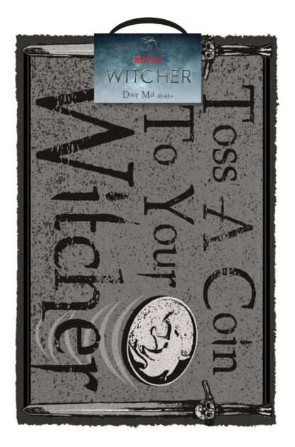 The Witcher Fußmatte Toss a Coin 40 x 60 cm