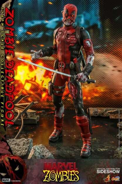 Marvel Zombies Comic Masterpiece Actionfigur 1/6 Zombie Deadpool 31 cm – Bild 8