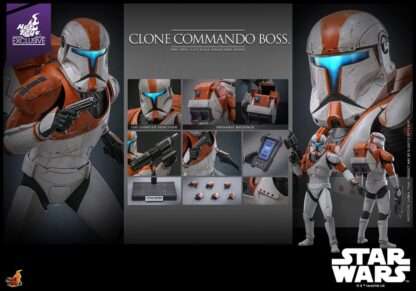 Star Wars: The Clone Wars Actionfigur 1/6 Clone Commando Boss Hot Toys Exclusive 30 cm – Bild 17
