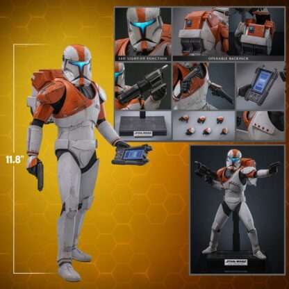 Star Wars: The Clone Wars Actionfigur 1/6 Clone Commando Boss Hot Toys Exclusive 30 cm – Bild 18