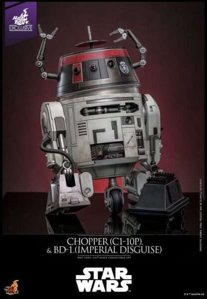 Star Wars Actionfigur Set 1/6 Chopper (C1-10P™) & BD-1™ (Imperial Disguise) 18 cm & 8 cm – Bild 3