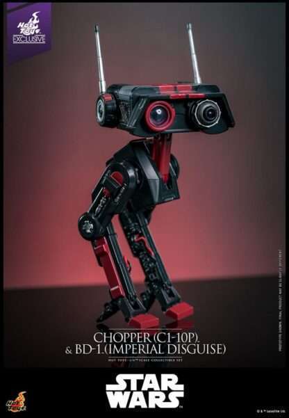 Star Wars Actionfigur Set 1/6 Chopper (C1-10P™) & BD-1™ (Imperial Disguise) 18 cm & 8 cm – Bild 4