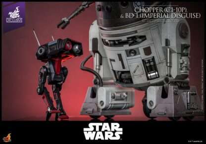 Star Wars Actionfigur Set 1/6 Chopper (C1-10P™) & BD-1™ (Imperial Disguise) 18 cm & 8 cm – Bild 7
