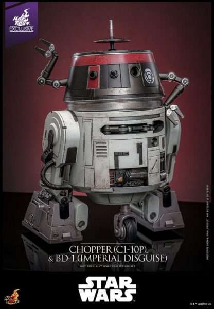 Star Wars Actionfigur Set 1/6 Chopper (C1-10P™) & BD-1™ (Imperial Disguise) 18 cm & 8 cm – Bild 8