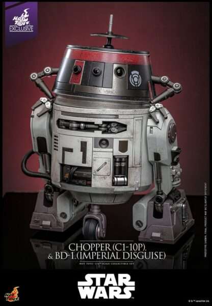 Star Wars Actionfigur Set 1/6 Chopper (C1-10P™) & BD-1™ (Imperial Disguise) 18 cm & 8 cm – Bild 9