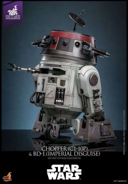 Star Wars Actionfigur Set 1/6 Chopper (C1-10P™) & BD-1™ (Imperial Disguise) 18 cm & 8 cm – Bild 10